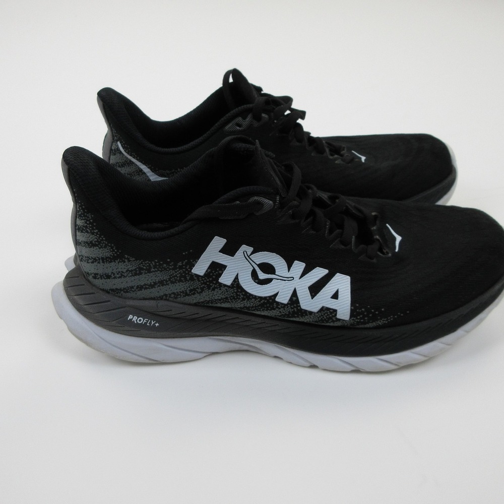 Hoka One One Mach 5 Shoes Womens Size 10 Black Running Sneakers 1127894